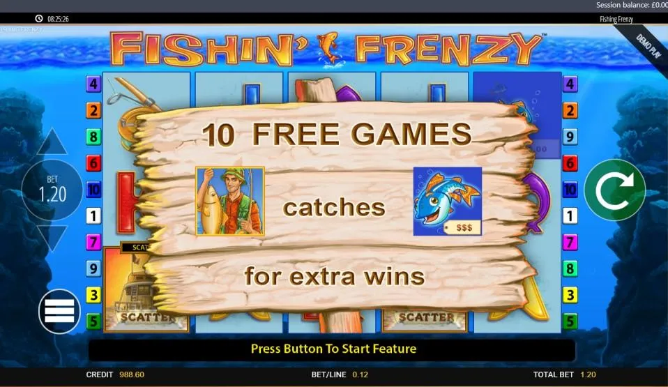 Fishin Frenzy Bonus screenshot