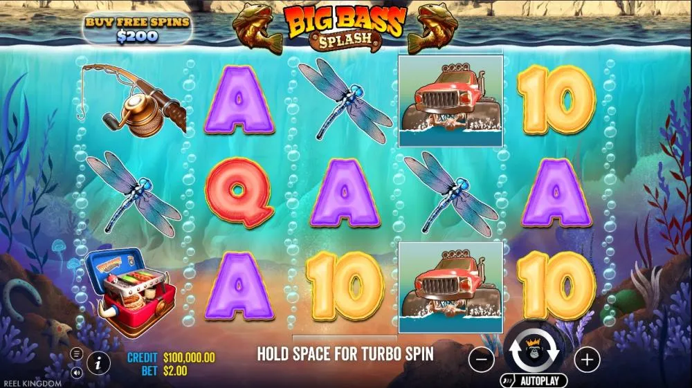 Big Bass Splash slot screenshot