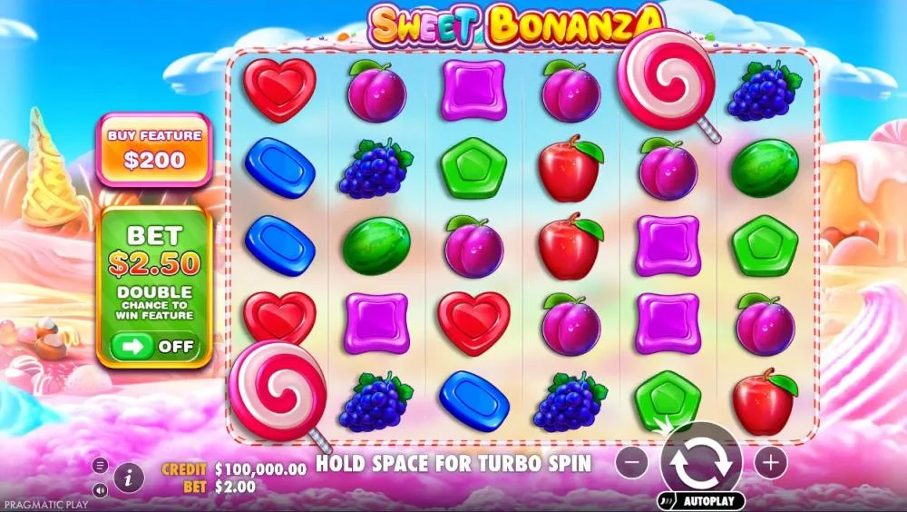 Sweet Bonanza slot screenshot