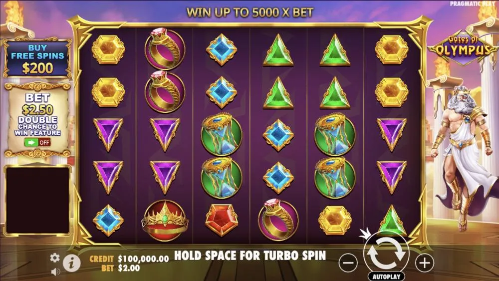 Gates of Olympus Slot Screenshot